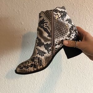 Vegan Snakeskin Boots
